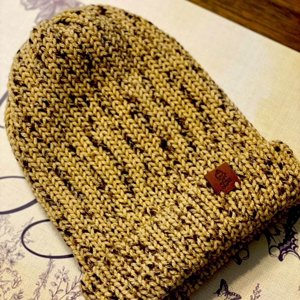 Hand made beanie warm and thick one.